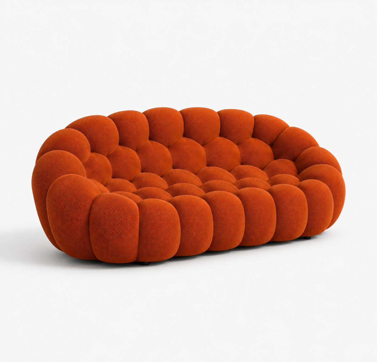 Canapé Lyor™ | Étreinte Sculptée & Ambre Brûlé