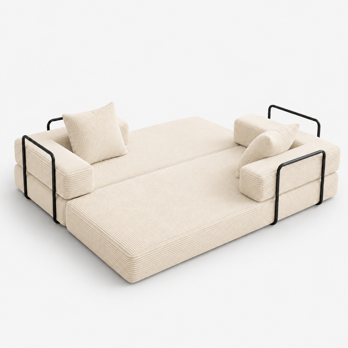 Canapé Alba™ | Relief de Velours & Craie Minérale