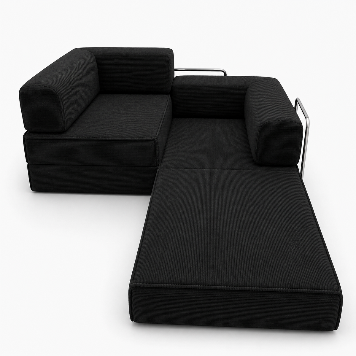 Canapé Nero™ | Relief de Velours & Obsidienne Mate
