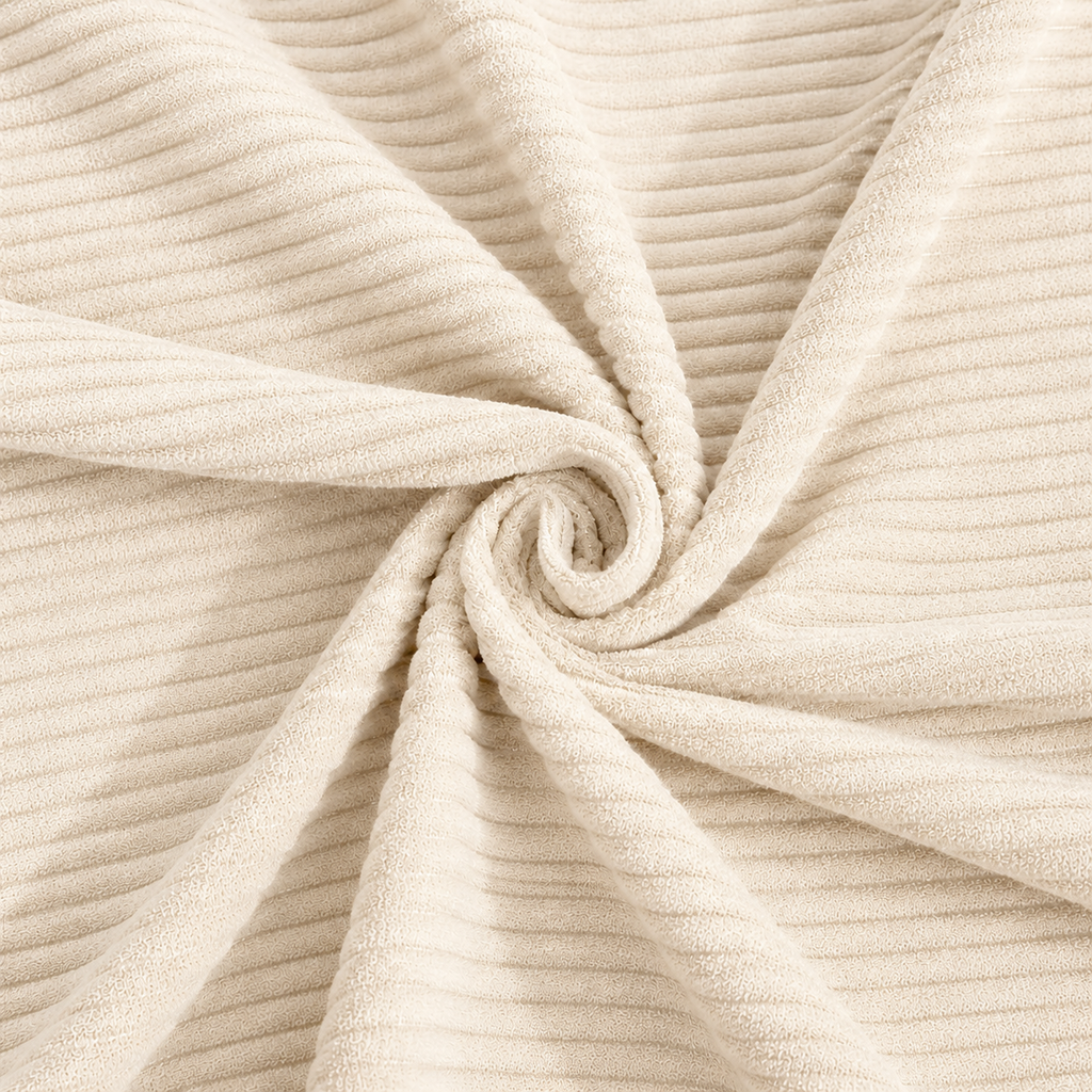 Canapé Aster™ | Relief de Velours & Ivoire Naturel
