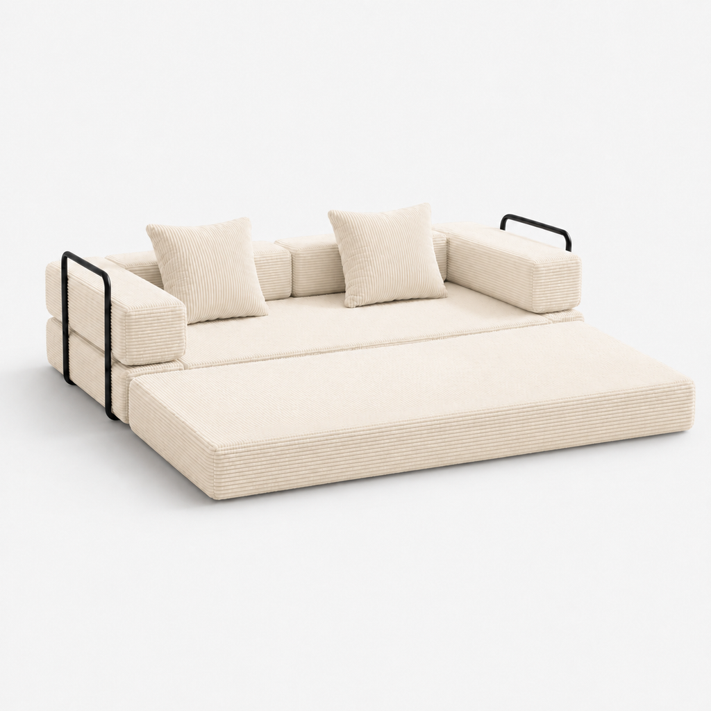 Canapé Alba™ | Relief de Velours & Craie Minérale