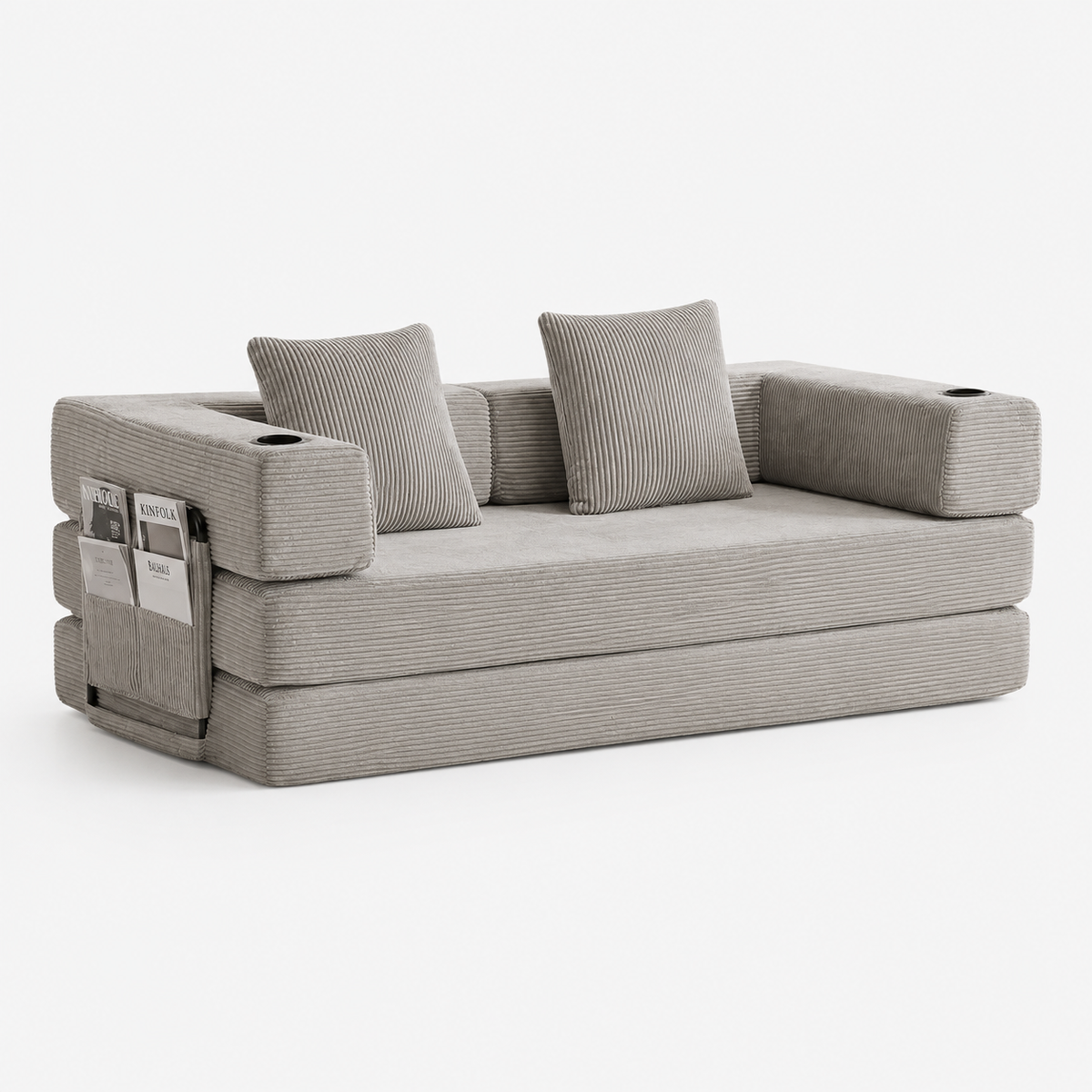 Canapé Eron™ | Confort de Velours & Gris Perle
