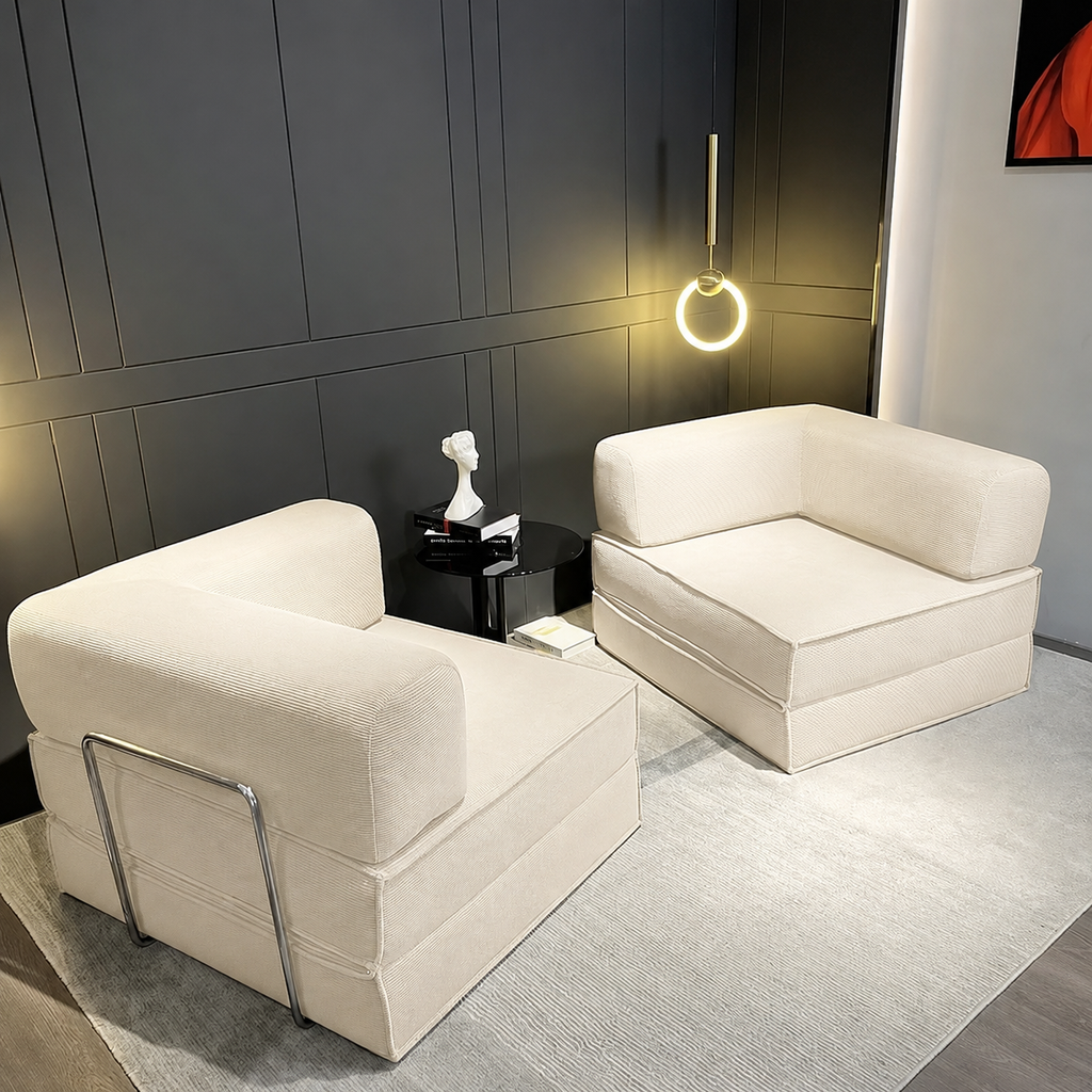 Canapé Alba™ | Relief de Velours & Craie Minérale