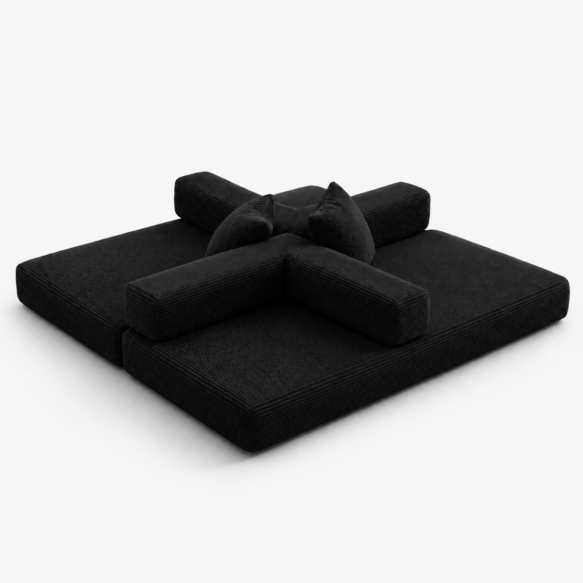 Canapé Nox™ | Relief de Velours & Noir Carbone