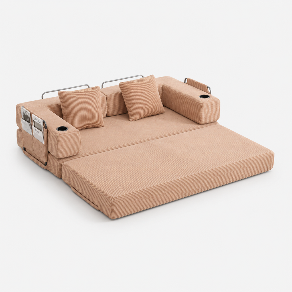 Canapé Elva™ | Confort de Velours & Cachemire Beige
