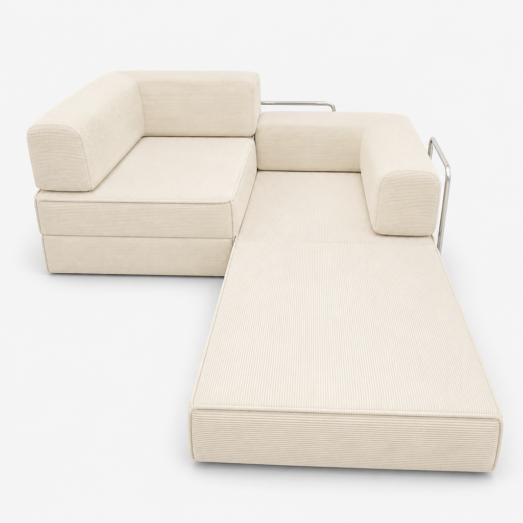 Canapé Alba™ | Relief de Velours & Craie Minérale