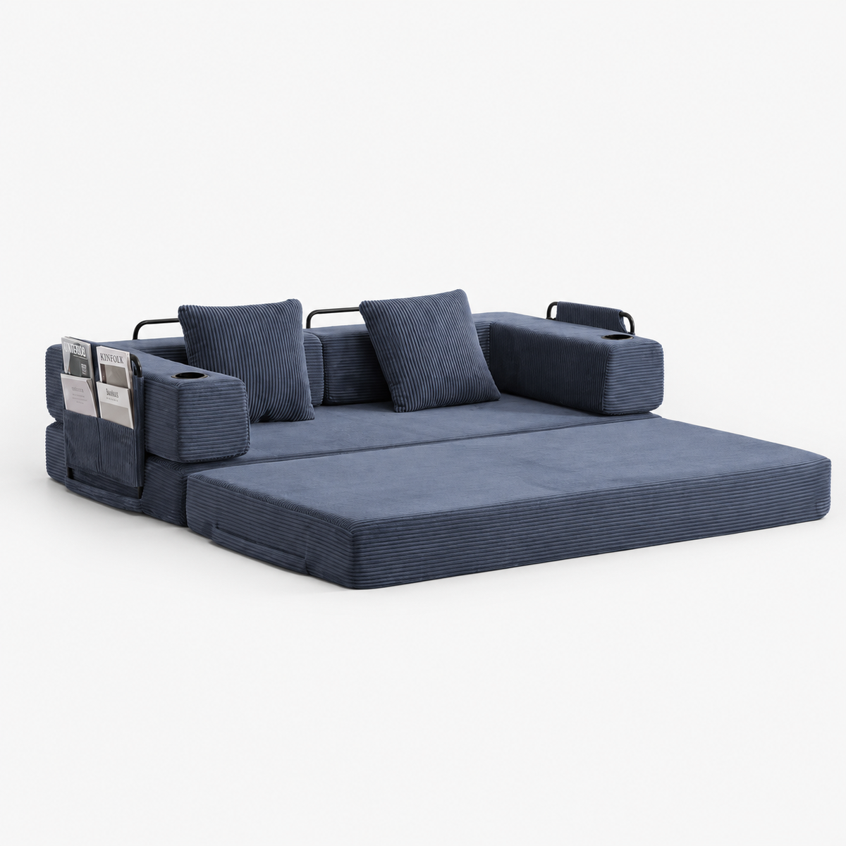 Canapé Eirik™ | Confort de Velours & Bleu Ardoise
