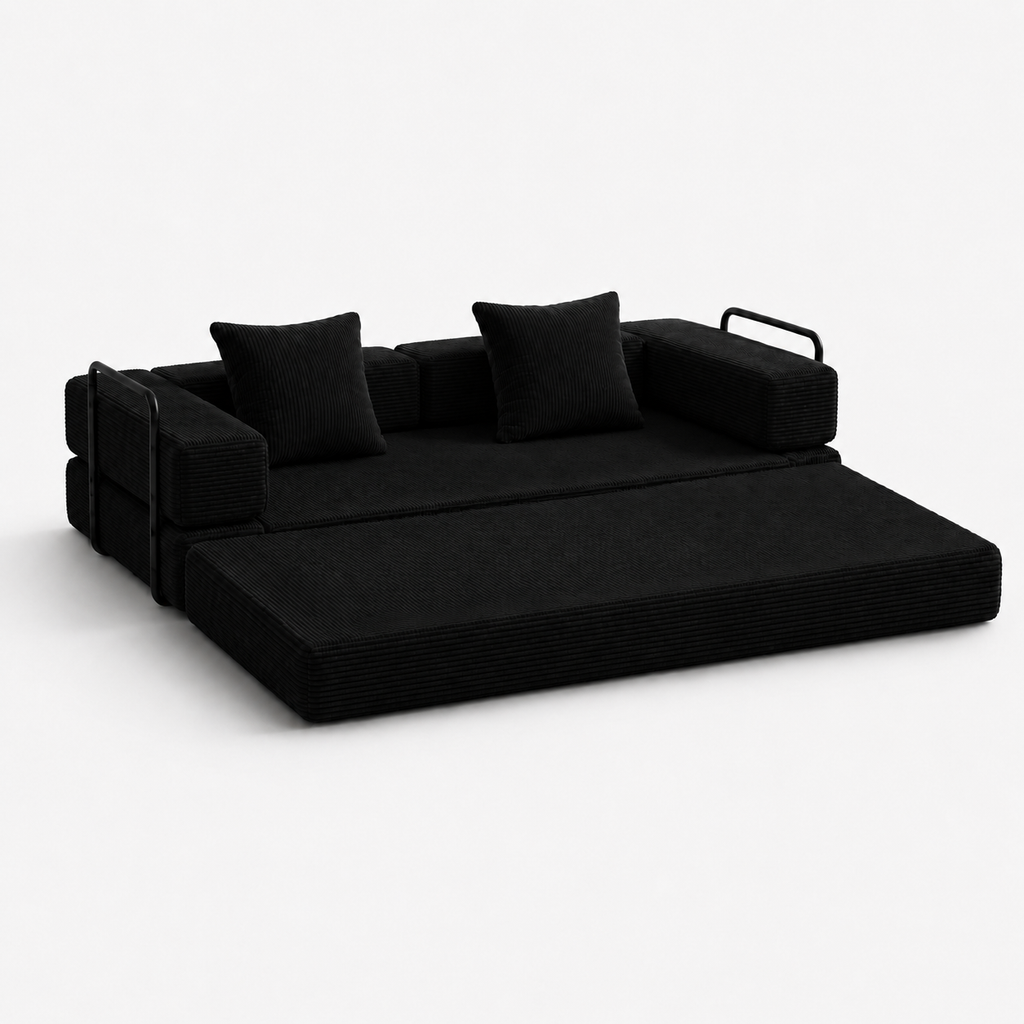 Canapé Nox™ | Relief de Velours & Noir Carbone