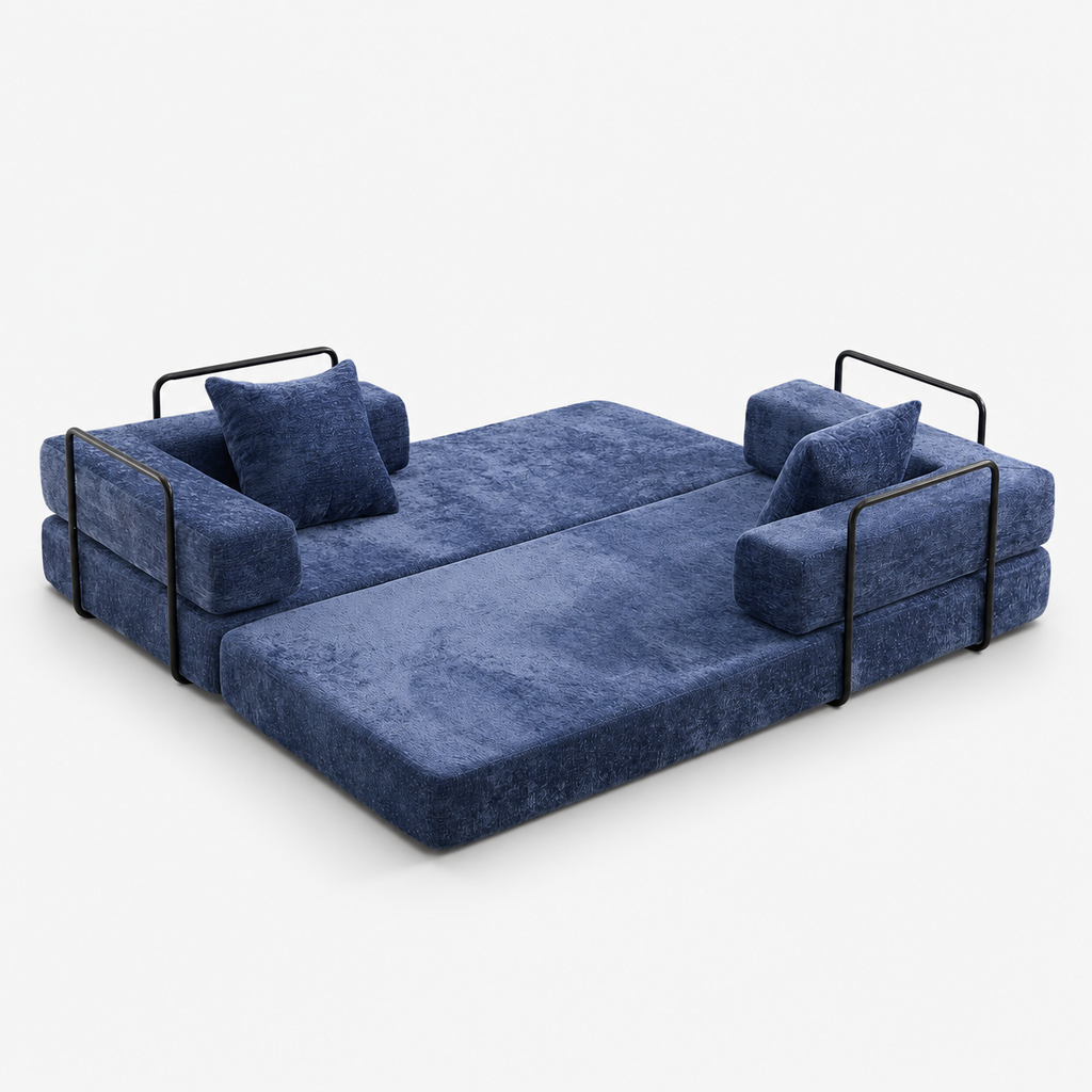 Canapé Kaelo™ | Chenille Minérale & Composition Libre