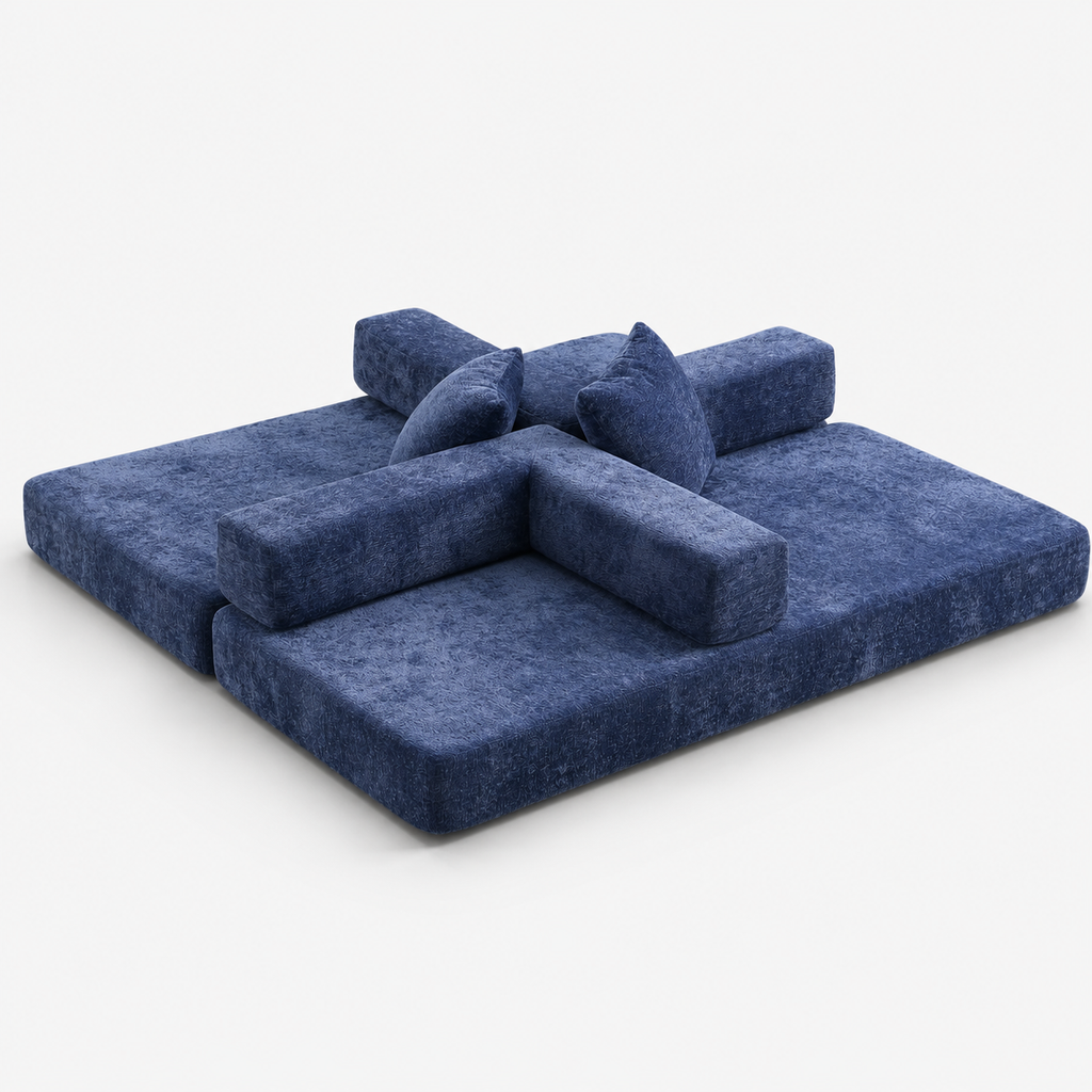 Canapé Kaelo™ | Chenille Minérale & Composition Libre
