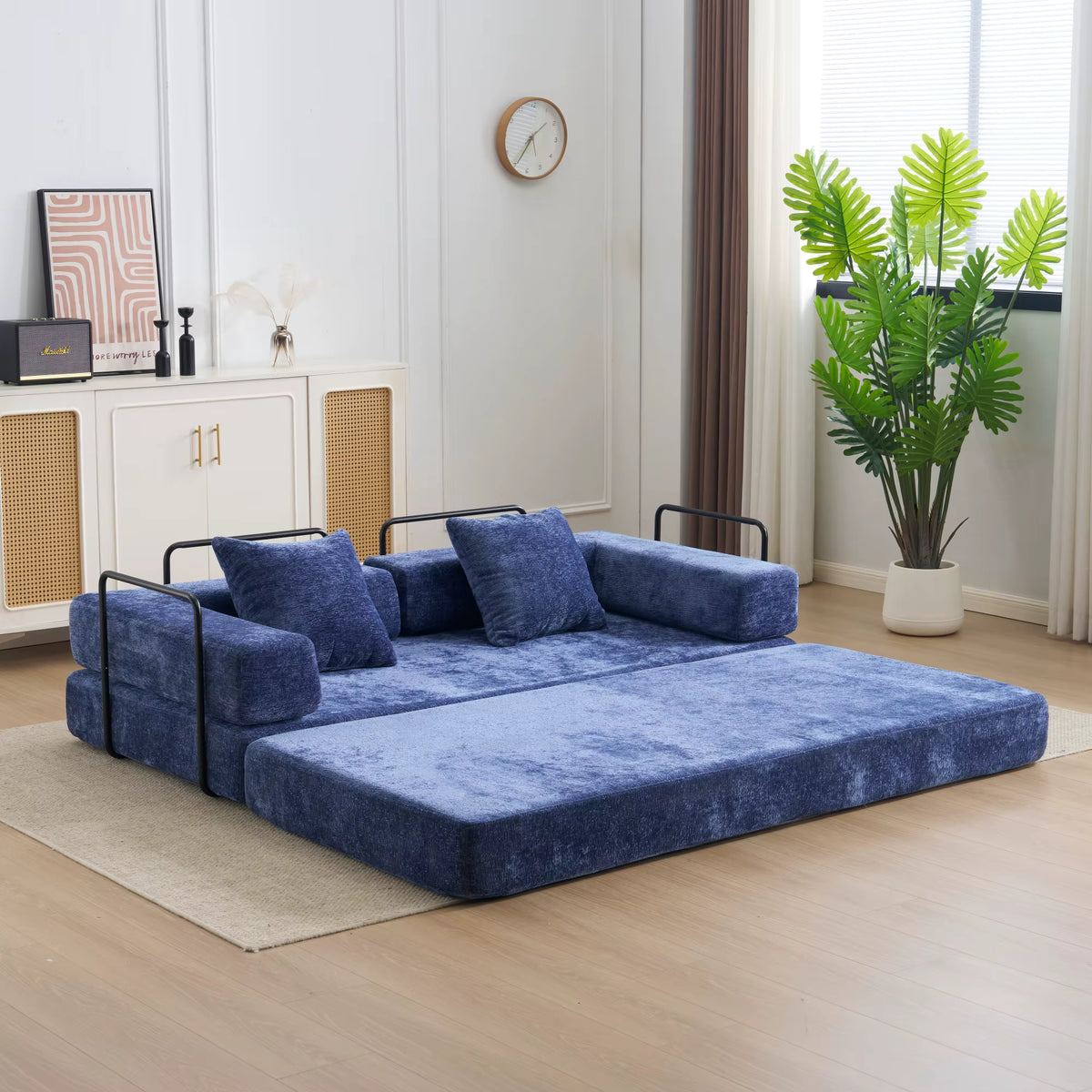 Canapé Kaelo™ | Chenille Minérale & Composition Libre