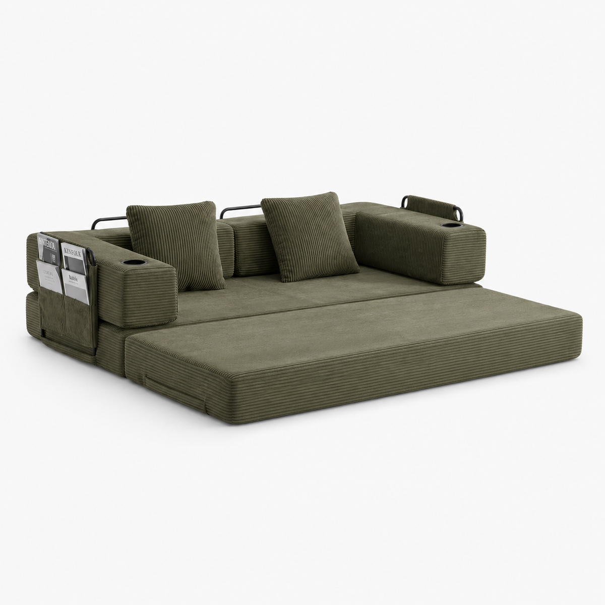 Canapé Soren™ | Confort de Velours & Sauge Graphite