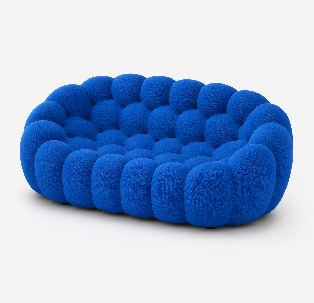 Canapé Azur™ | Étreinte Sculptée & Bleu Saphir